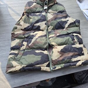 Men's Camouflage Puffer Vest